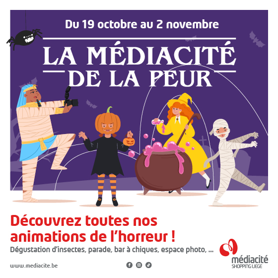 mediacite de la peur halloween animation vacances toussaint